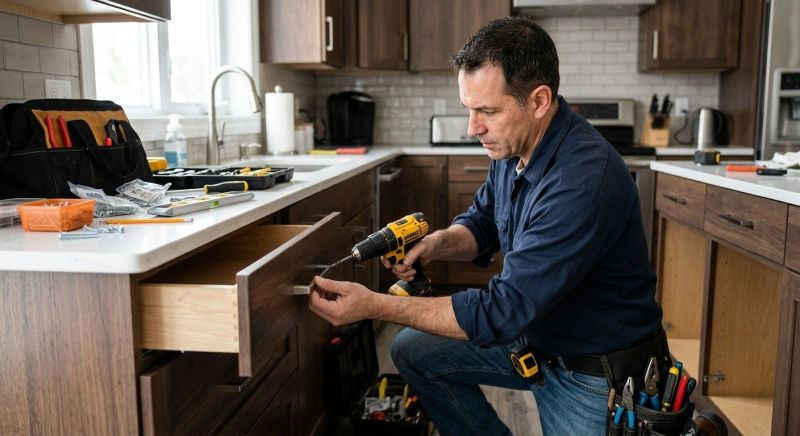 Cabinet Hardware Installation in Olathe, KS