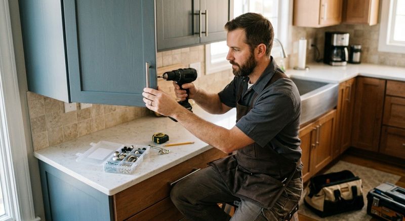 Cabinet Hardware Installation in Olathe, KS