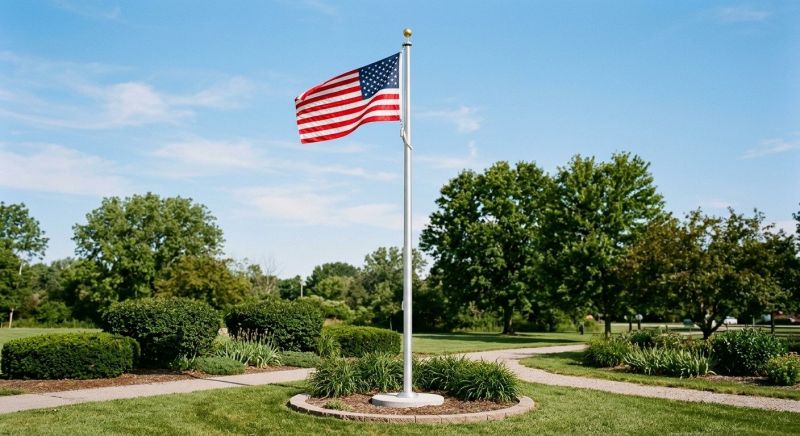 Flagpole Installation in Longmont, CO