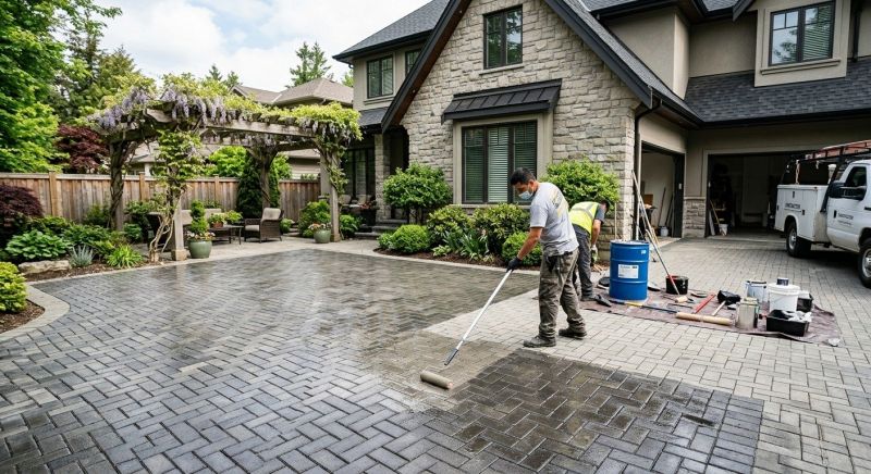 Flagstone Sealing in Kitsap County, WA