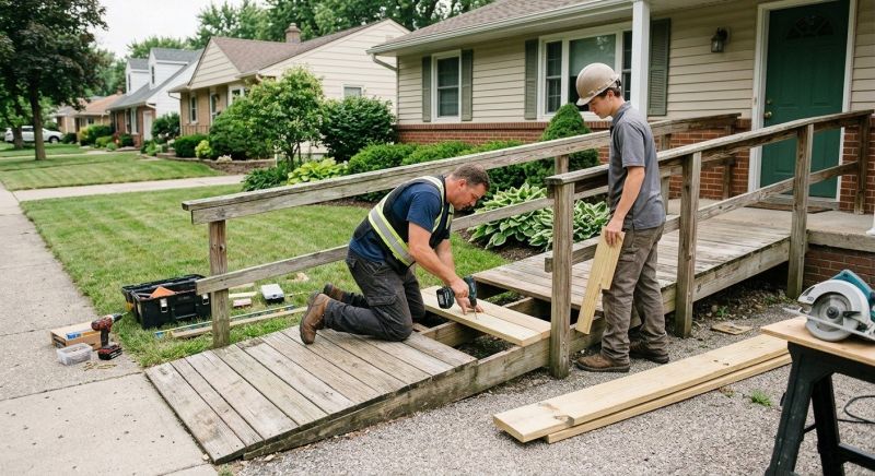 Handicap Ramp Repair in Boulder, CO