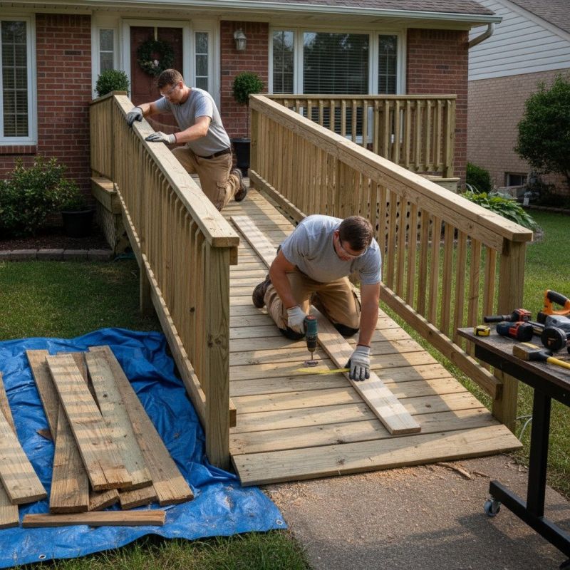 Wood Ramp Repair in Overland Park, KS