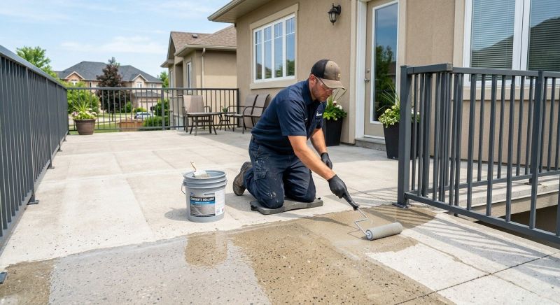 Concrete Deck Sealing in Kitsap County, WA